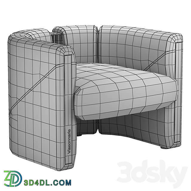 Petra Armchair Visionnaire 3D Models