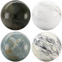 Collection Marble 76 3D Models 