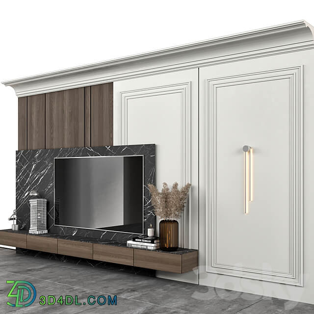 TV WALL NO15 3D Models