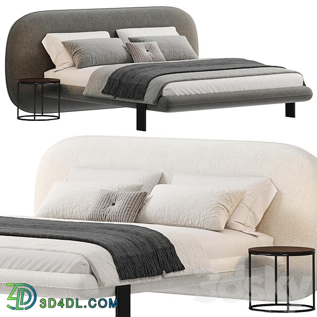 Wabi Bed by Sabaitalia Bed 3D Models