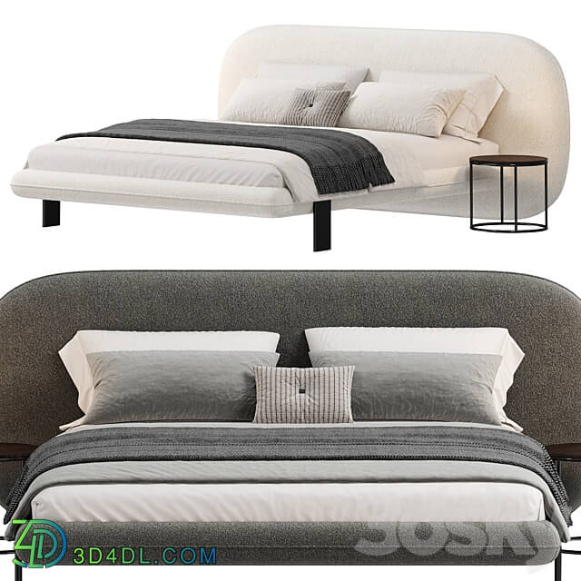 Wabi Bed by Sabaitalia Bed 3D Models