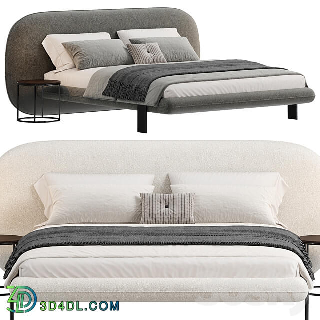 Wabi Bed by Sabaitalia Bed 3D Models