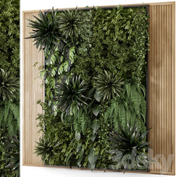 Indoor Wall Vertical Garden Set Set 1159 Fitowall 3D Models 