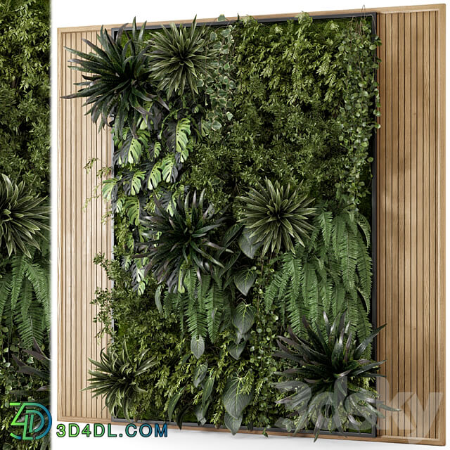 Indoor Wall Vertical Garden Set Set 1159 Fitowall 3D Models
