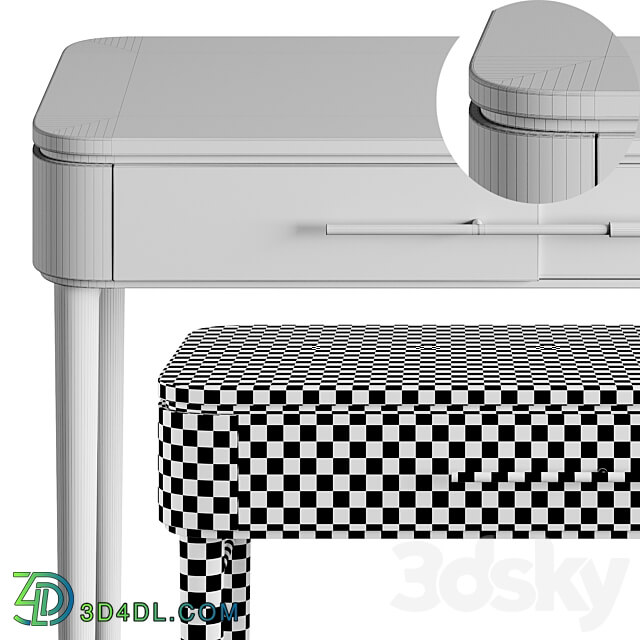 Frato AGRA Dresser Table 3D Models