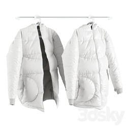 Winter jacket SONDR on a hanger Clothes 3D Models 
