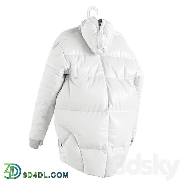 Winter jacket SONDR on a hanger Clothes 3D Models