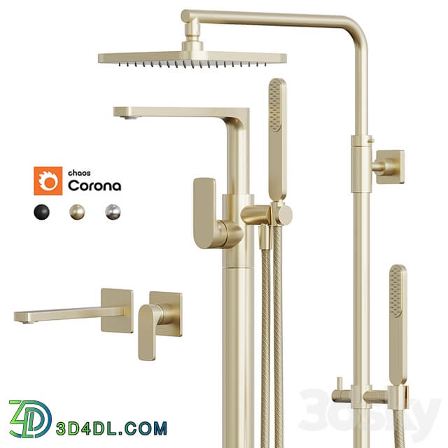 Faucets & Shower Hotbath Gal Water Faucet Set 4