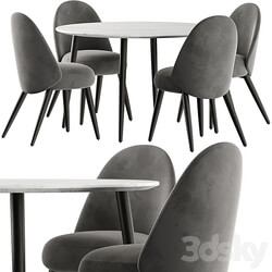 Esstisch Chantilly table and Identites chairs 
