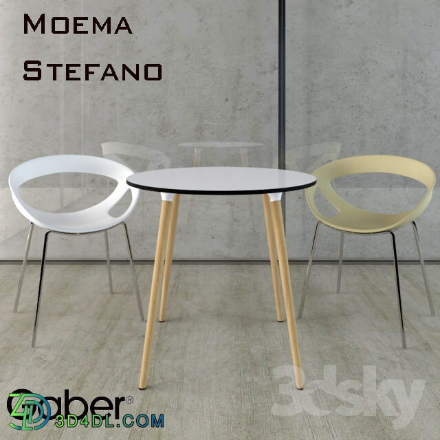 Table Chair GABER Stefano Moema chair