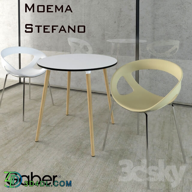 Table Chair GABER Stefano Moema chair