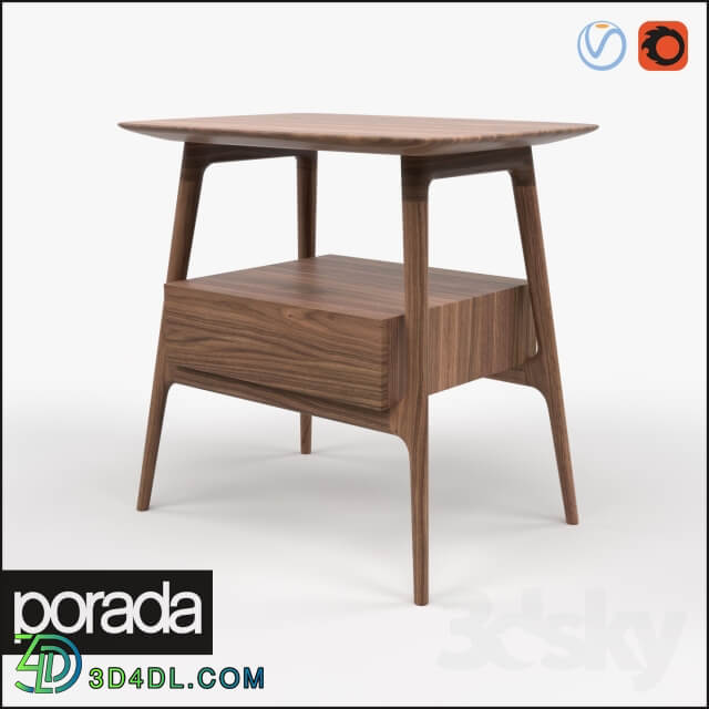 Sideboard Chest of drawer Porada Bilot Bedside Table