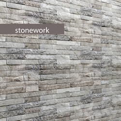 masonry wall wild stone slate Other decorative objects 3D Models 