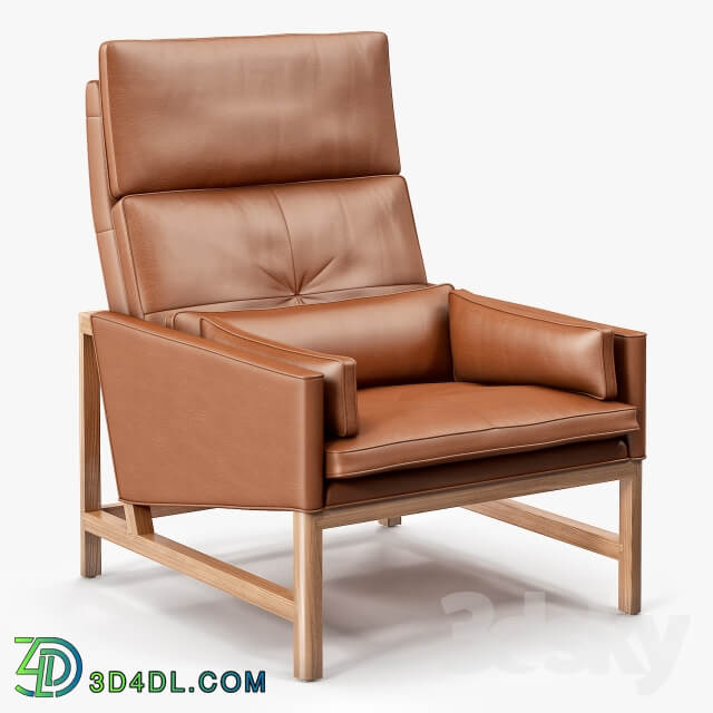 BassamFellows High Back Lounge Chair