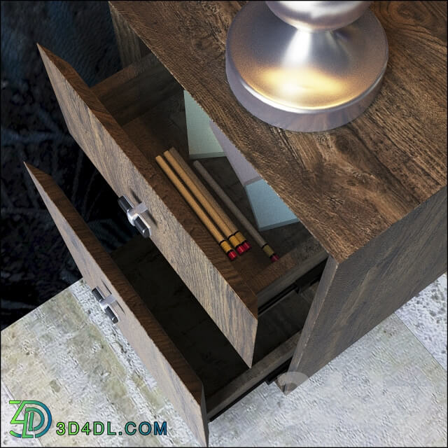 Sideboard Chest of drawer CARACOLE End Lighten Me ATS ENDTAB 001