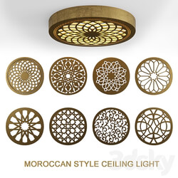 Moroccan Style Ceiling Lights Ceiling lamp 3D Models 