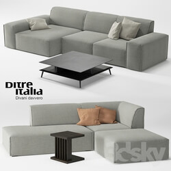 Sofas and armchair Ditre Italia MONOLITH 