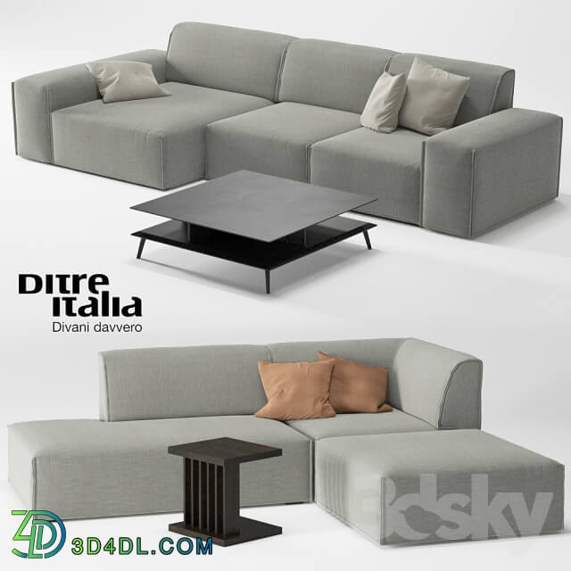 Sofas and armchair Ditre Italia MONOLITH