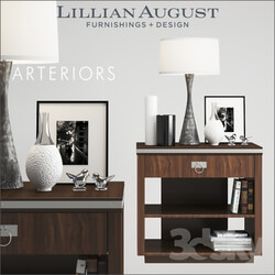 Sideboard Chest of drawer Lillian August Walker Nightstand 
