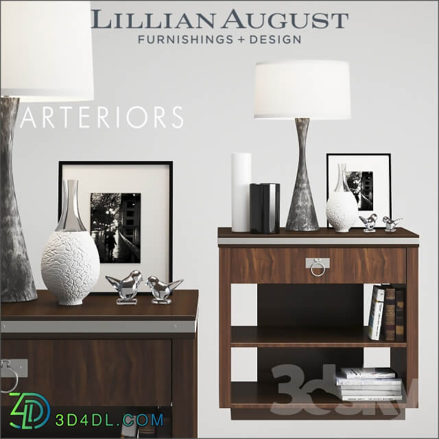 Sideboard Chest of drawer Lillian August Walker Nightstand