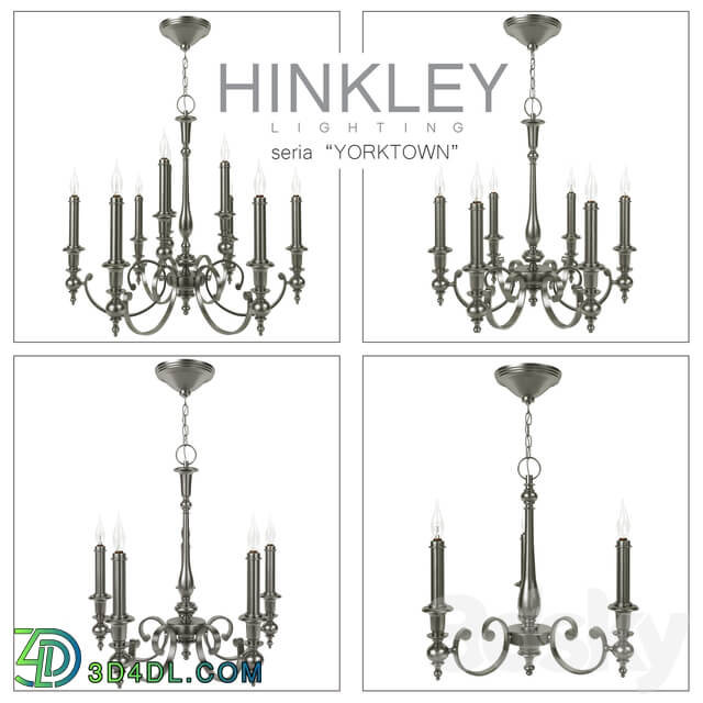 Hinkley Yorktown Pendant light 3D Models