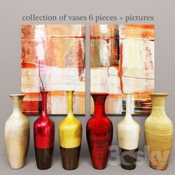 collection of vases 6 pieces pictures 