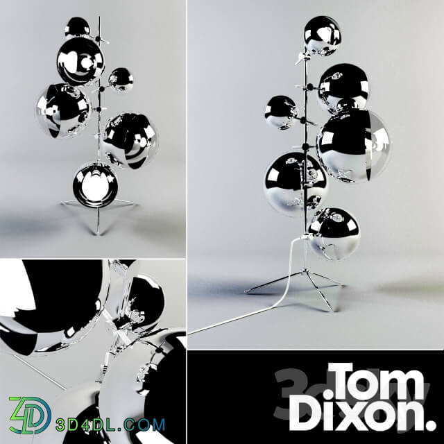 LIGHT TRIPOD STAND MIRROR BALLS