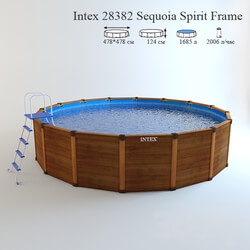 Pool frame Intex Sequoia Spirit Frame 28382 Other 3D Models 