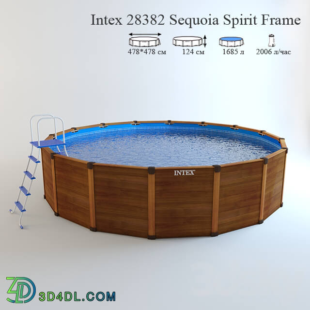 Pool frame Intex Sequoia Spirit Frame 28382 Other 3D Models