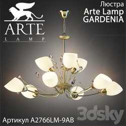 Arte Lamp Gardenia A2766LM 9AB Pendant light 3D Models 