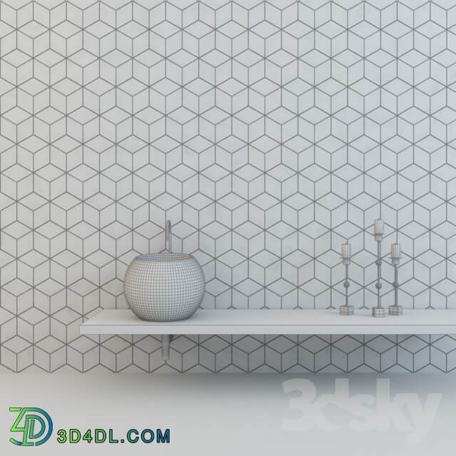 Bathroom accessories Tile Toscana Tridi from Bestile