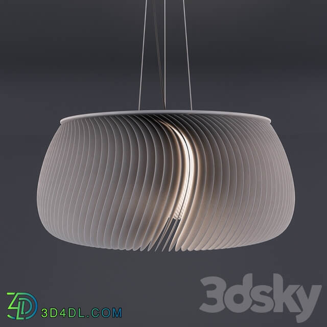 Beautiful petals Pendant light 3D Models