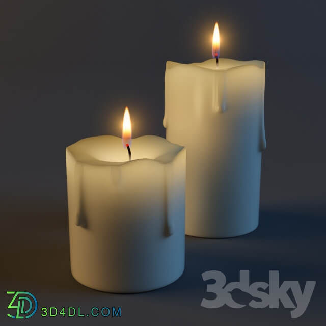 Candle diameter 90 mm