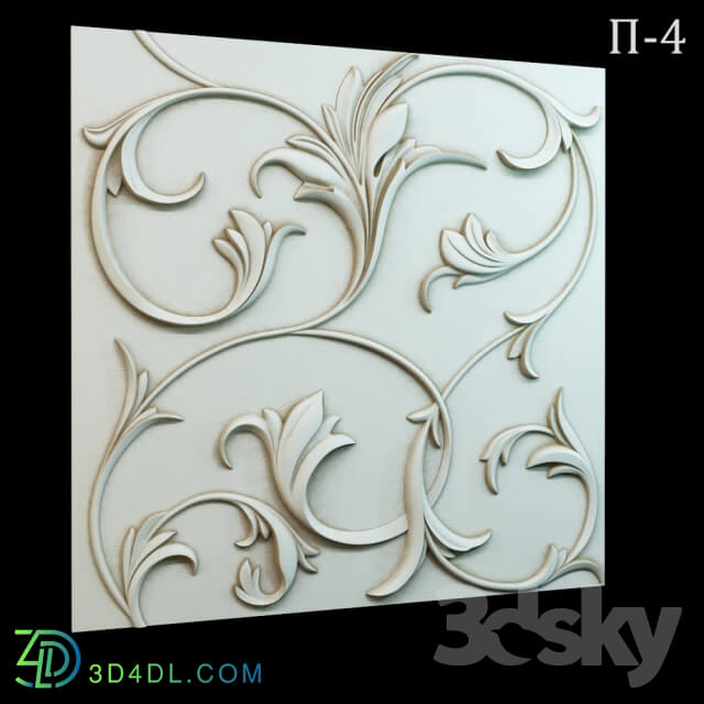 Decorative 3D panel P 4