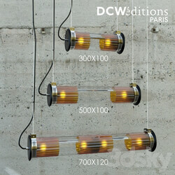 Pendant lights IN THE TUBE DCW editions Pendant light 3D Models 