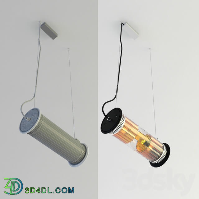 Pendant lights IN THE TUBE DCW editions Pendant light 3D Models