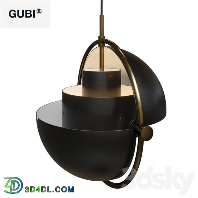 Gubi Multi Lite Pendant light 3D Models