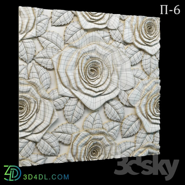 Decorative 3D panel P 6