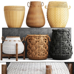 Other decorative objects - Collection of baskets. 