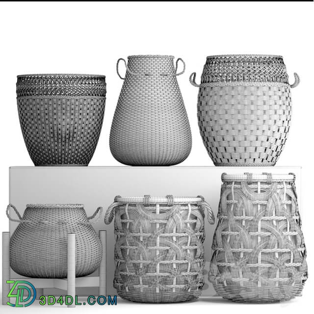 Other decorative objects - Collection of baskets.