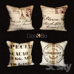 Pillows - Dot _ Bo. 6 decorative pillows. 