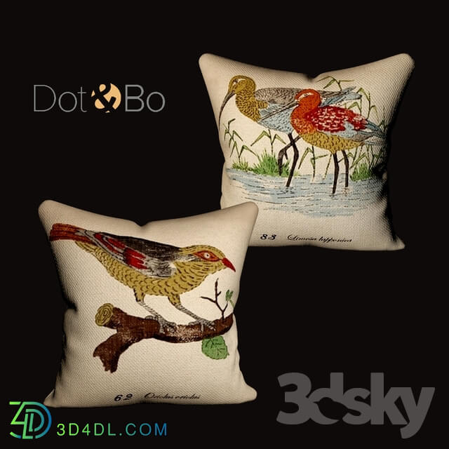 Pillows - Dot _ Bo. 6 decorative pillows.