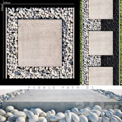 Other architectural elements - PEBBLE PATH 1 