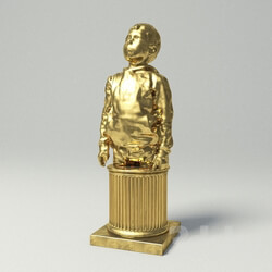 Sculpture - statuette of a boy 