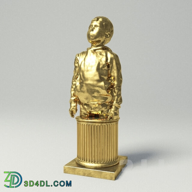 Sculpture - statuette of a boy