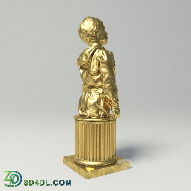 Sculpture - statuette of a boy