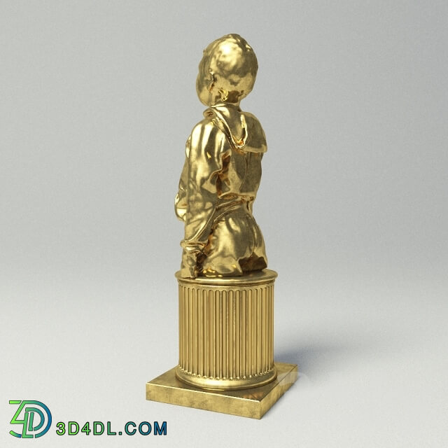 Sculpture - statuette of a boy