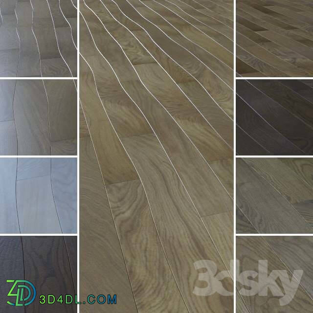 Wood - Curved parquet Toby-Loby