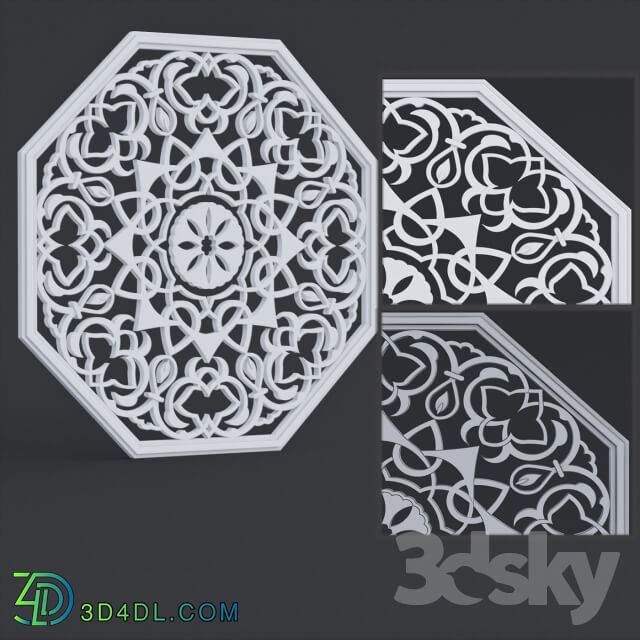 Decorative plaster - Islamic plaster decor