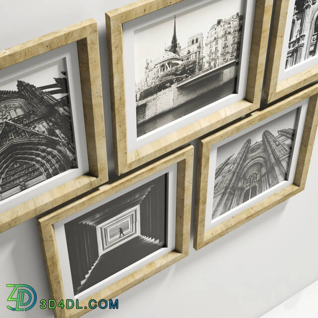 Frame - framed wall picture set 7